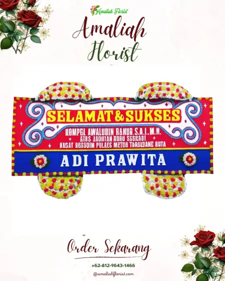 Papan Bunga Ucapan Selamat Kadujajar